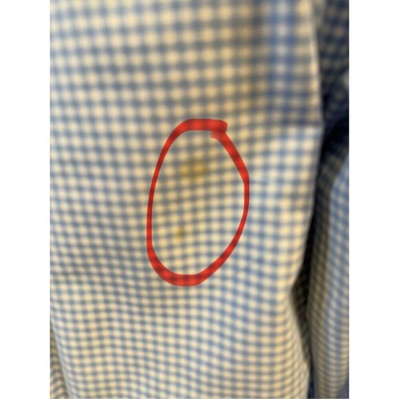 Ralph Lauren Gingham Button Down Oxford Shirt Sz. L Blue/White - Picture 12 of 12